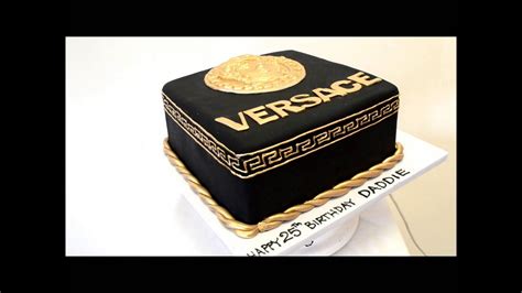 gateau versace|How to make a simple versace fondant cake .